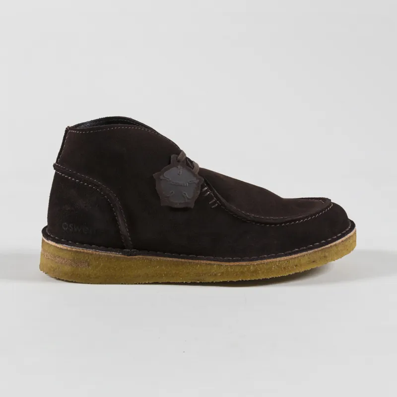 Oswen Ewaldi Suede Shoes Espresso-2