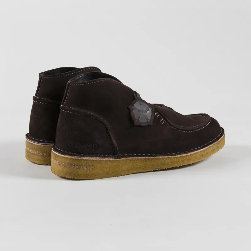 Oswen Ewaldi Suede Shoes Espresso-1