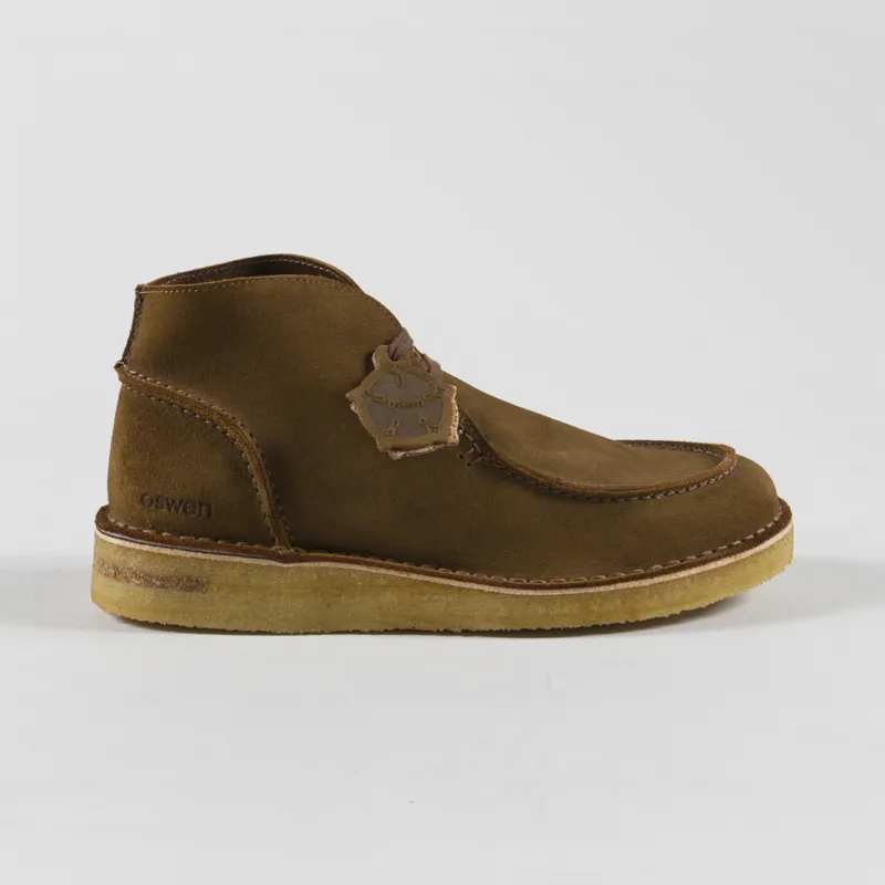 Oswen Ewaldi Suede Shoes Chestnut-2
