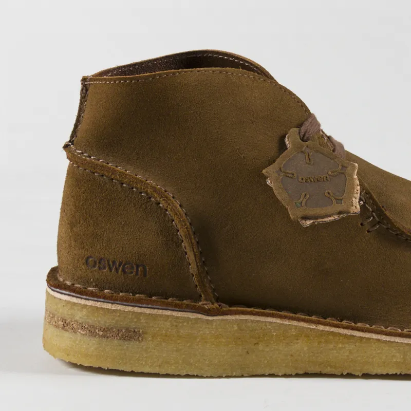 Oswen Ewaldi Suede Shoes Chestnut-4