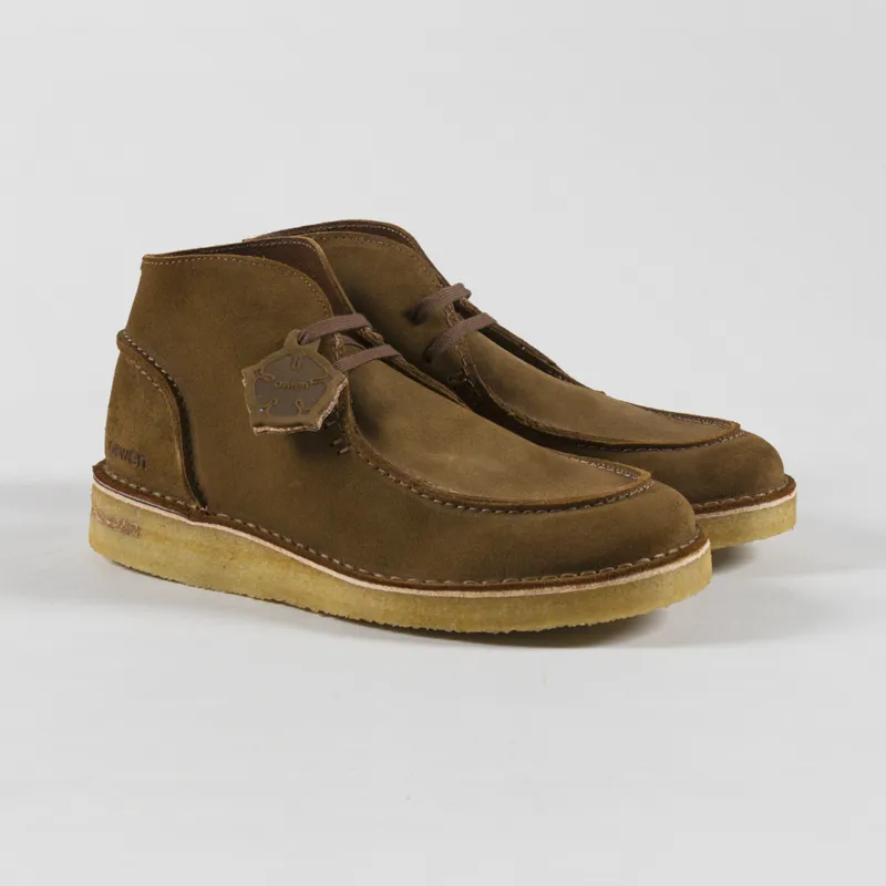 Oswen Ewaldi Suede Shoes Chestnut