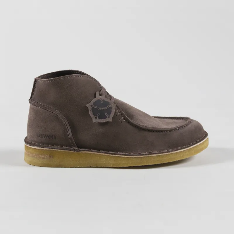 Oswen Ewaldi Suede Shoes Taupe-2