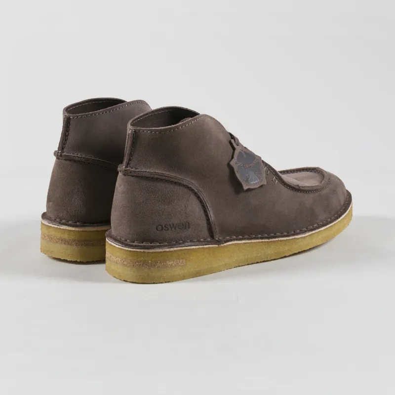 Oswen Ewaldi Suede Shoes Taupe-1