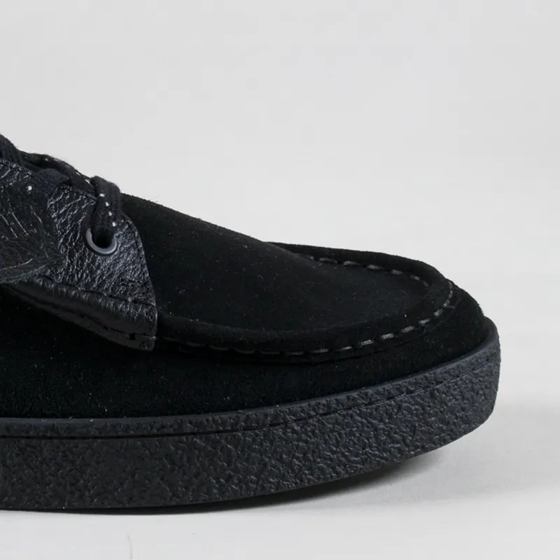 Oswen Konrad Low Suede Shoes Black-6