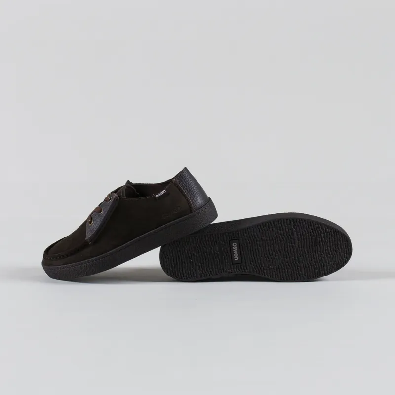Oswen Konrad Low Suede Shoes Espresso-3