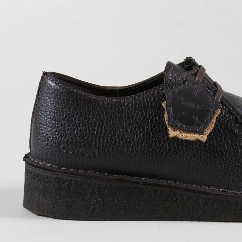 Oswen Ewaldi Low Tumbled Shoes Espresso-4