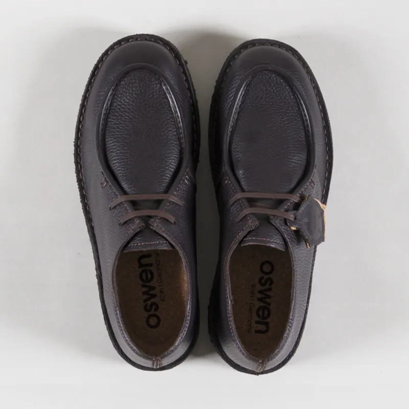 Oswen Ewaldi Low Tumbled Shoes Espresso-6