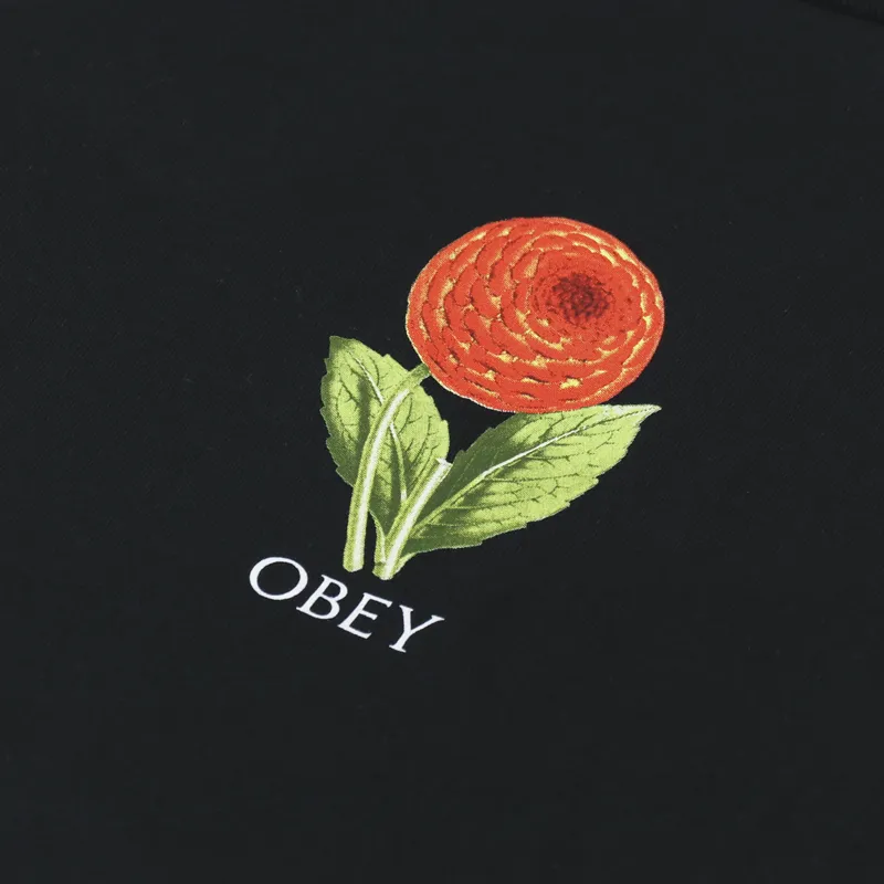 Obey Bulb T Shirt Black-1