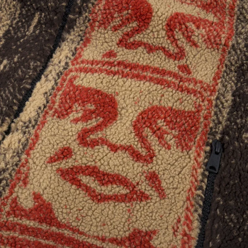 Napapijri x Obey Full Zip Fleece Brown-7