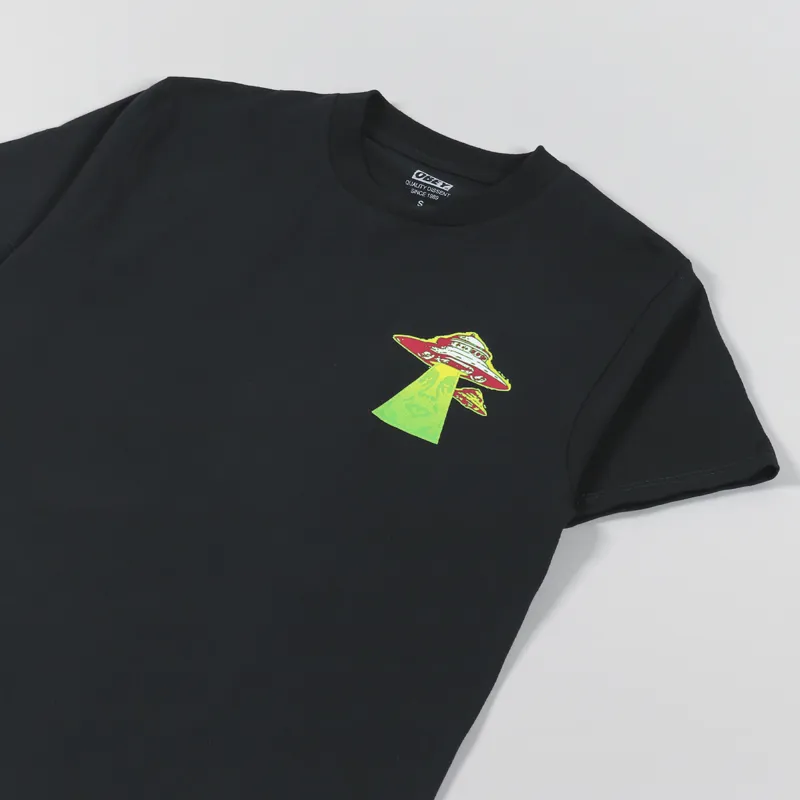 Obey Landing T Shirt Black-3