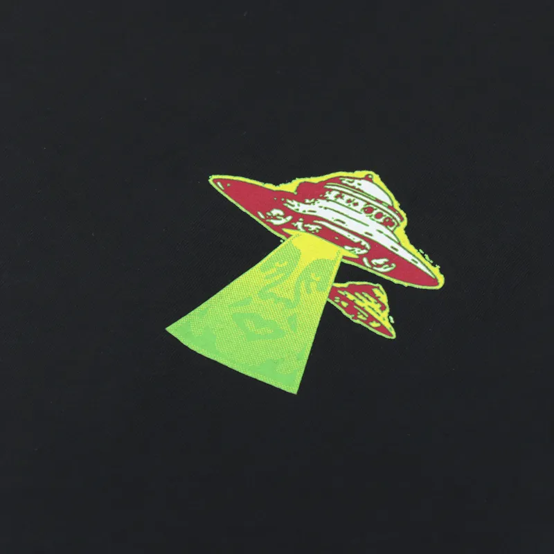 Obey Landing T Shirt Black-5