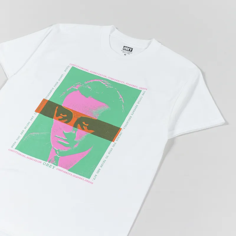 Obey Night And Day T Shirt White-2