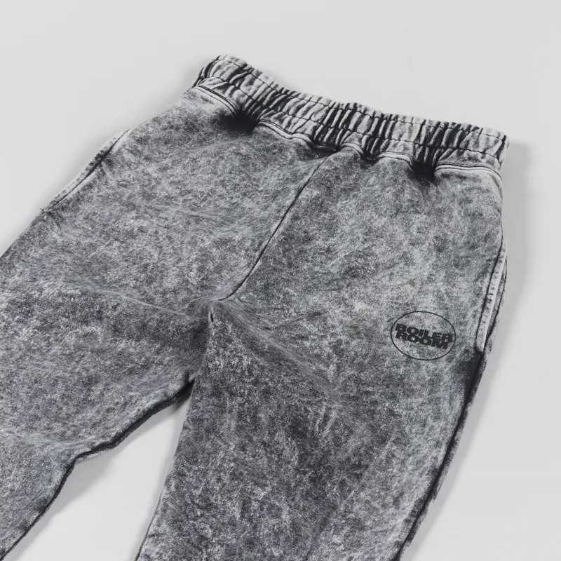 Boiler Room OG Acid Wash Joggers Black-6