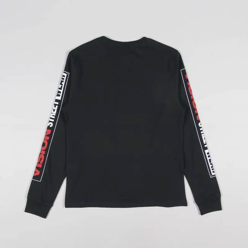 Vision Street Wear OG Box Logo Long Sleeve T Shirt Black-1