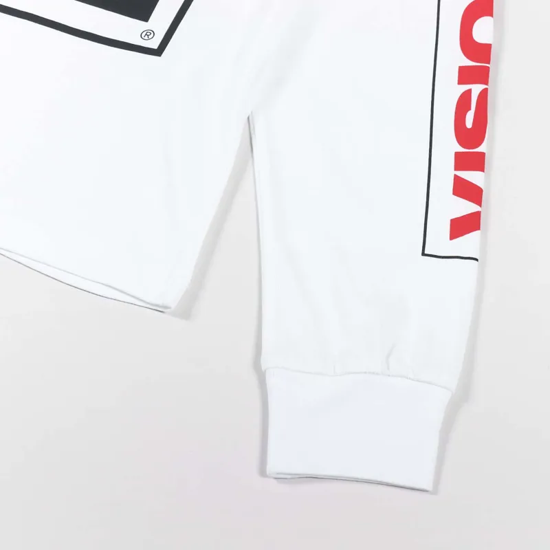 Vision Street Wear OG Box Logo Long Sleeve T Shirt White-4