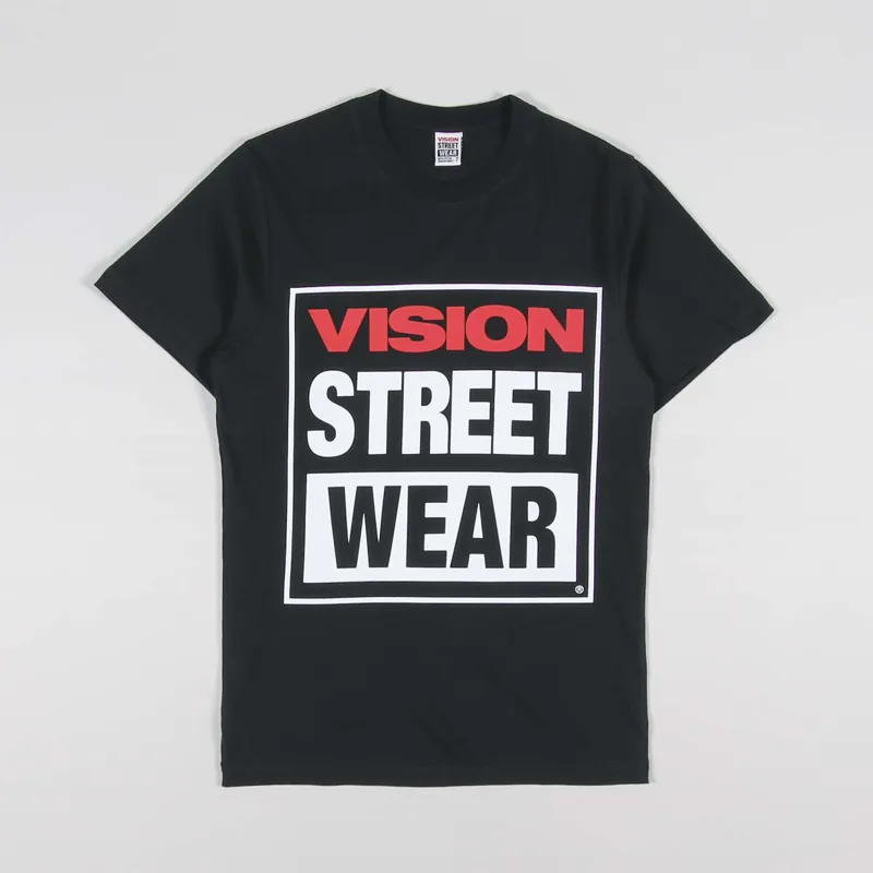 Vision Street Wear OG Box Logo T Shirt Black-1