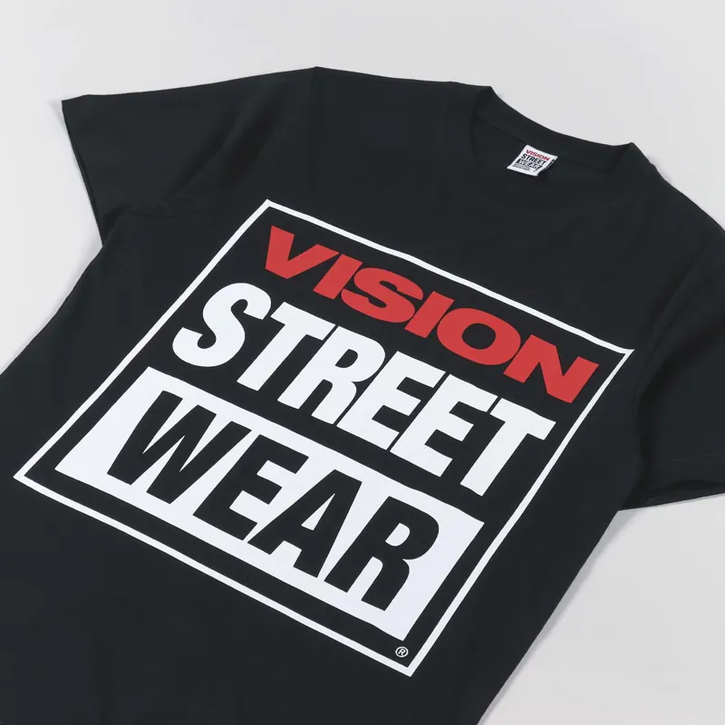Vision Street Wear OG Box Logo T Shirt Black-3