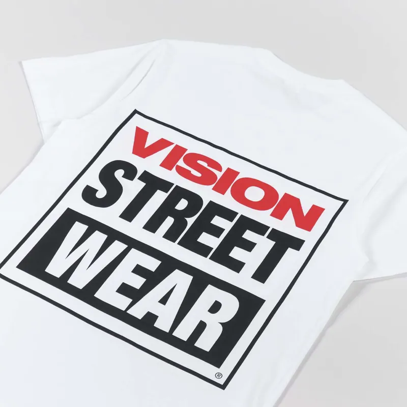 Vision Street Wear OG Box Logo T Shirt White-2