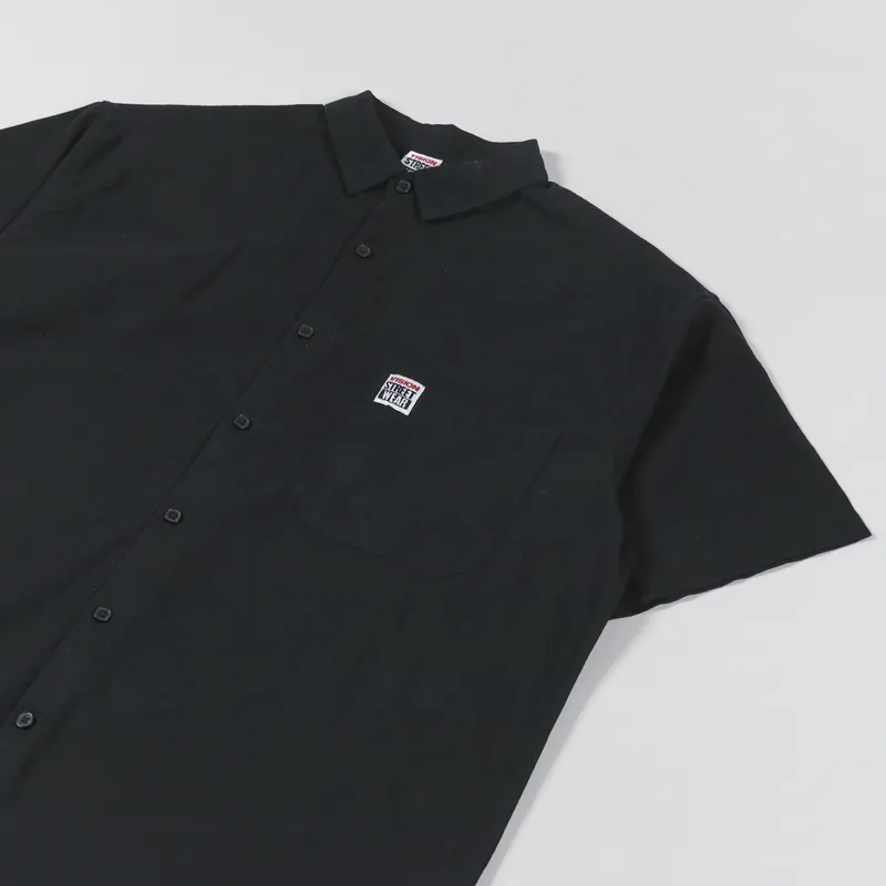 Vision Street Wear OG Button Down Shirt Black-2