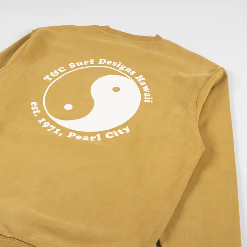 T And C Surf OG Crew Sweat Ochre-2