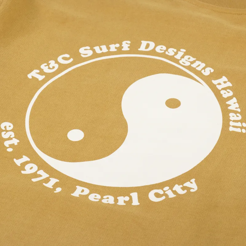 T And C Surf OG Crew Sweat Ochre-4