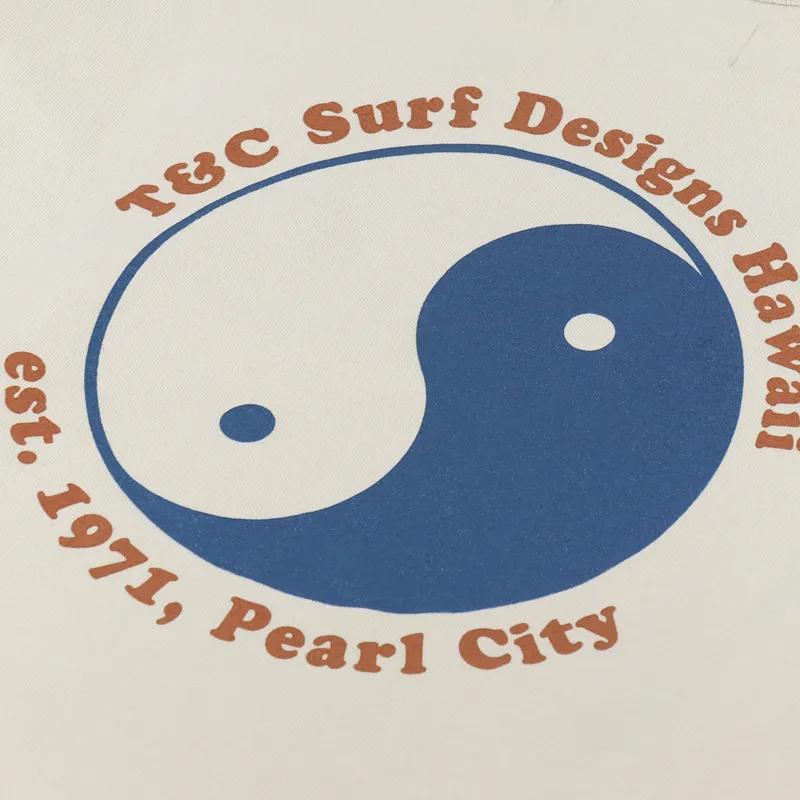 T And C Surf OG Crew Sweat Natural-5