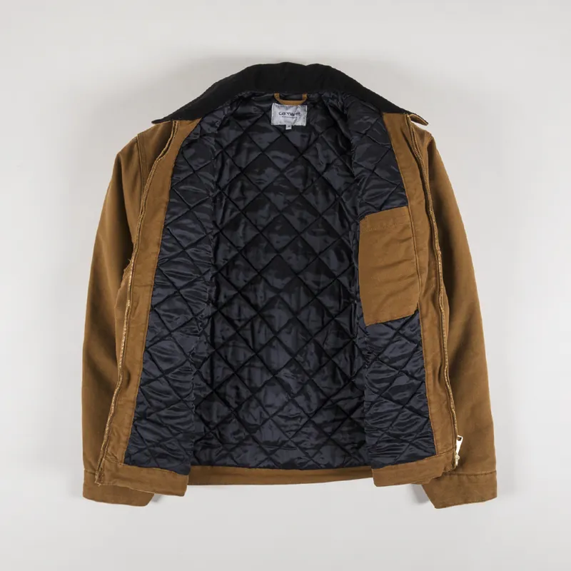 Carhartt WIP OG Detroit Jacket Deep H Brown Black-4