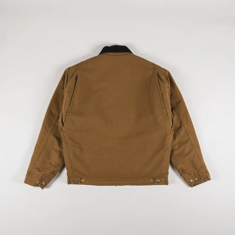 Carhartt WIP OG Detroit Jacket Deep H Brown Black-7