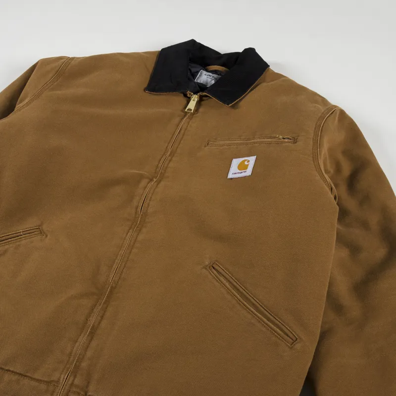 Carhartt WIP OG Detroit Jacket Deep H Brown Black-1