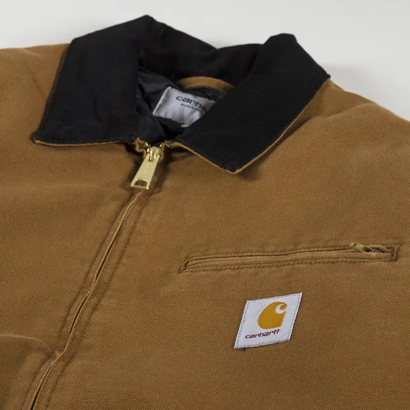 Carhartt WIP OG Detroit Jacket Deep H Brown Black-2