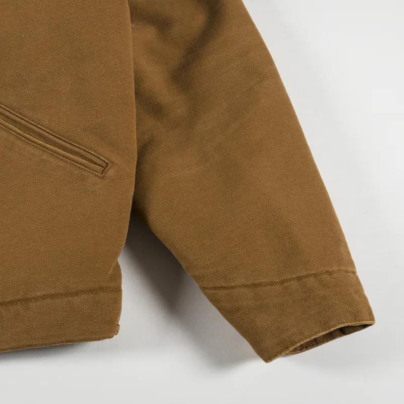 Carhartt WIP OG Detroit Jacket Deep H Brown Black-3