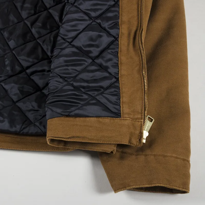 Carhartt WIP OG Detroit Jacket Deep H Brown Black-6