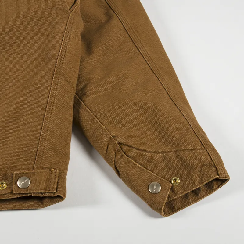 Carhartt WIP OG Detroit Jacket Deep H Brown Black-9
