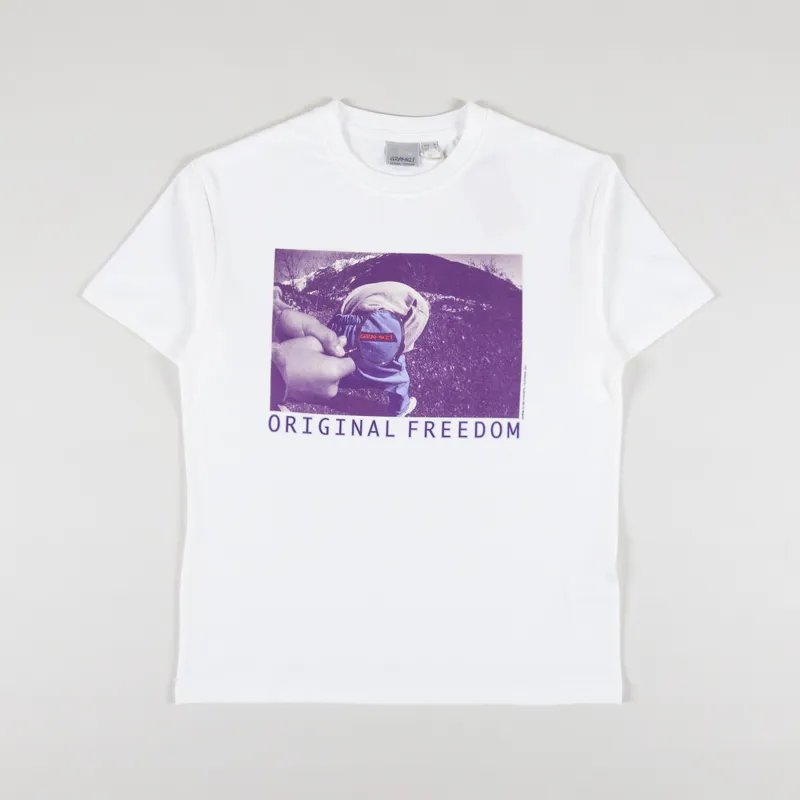 Gramicci Mens Short Sleeve Original Freedom T Shirt White