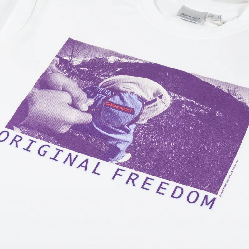 Gramicci Original Freedom T Shirt White-2