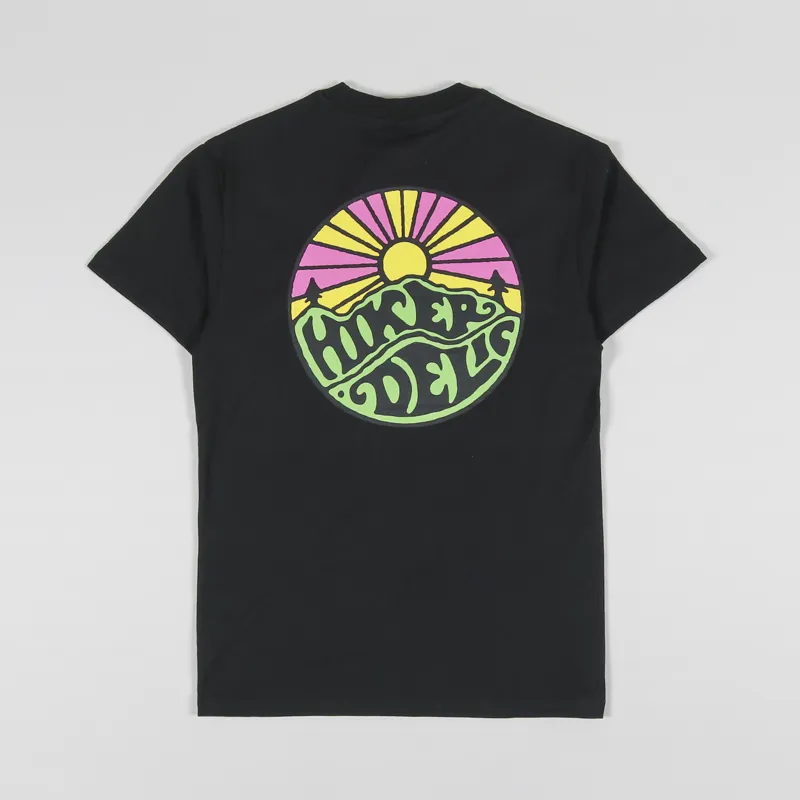 Hikerdelic Original Logo T Shirt Black