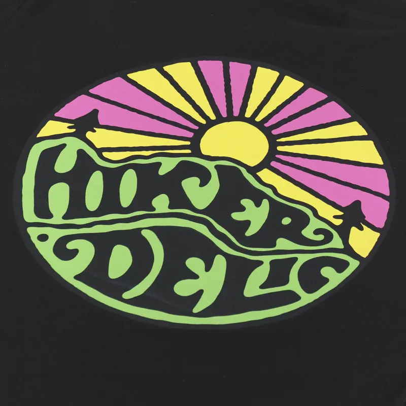 Hikerdelic Original Logo T Shirt Black-4