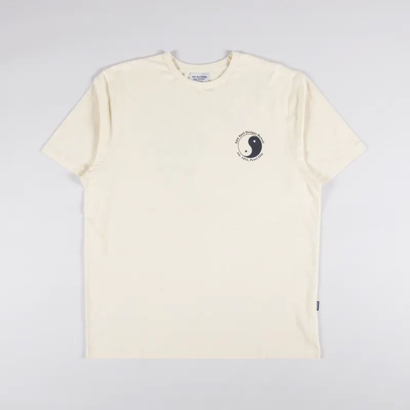 T And C Surf OG Logo T Shirt Bone Yellow-1