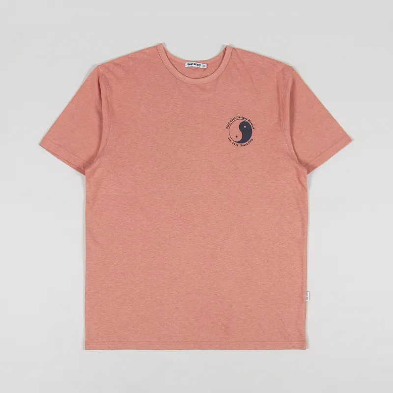 T And C Surf OG Logo T Shirt Vintage Pink-1