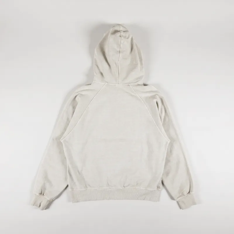 FrizmWORKS OG Pigment Dyeing Hoodie Beige-1