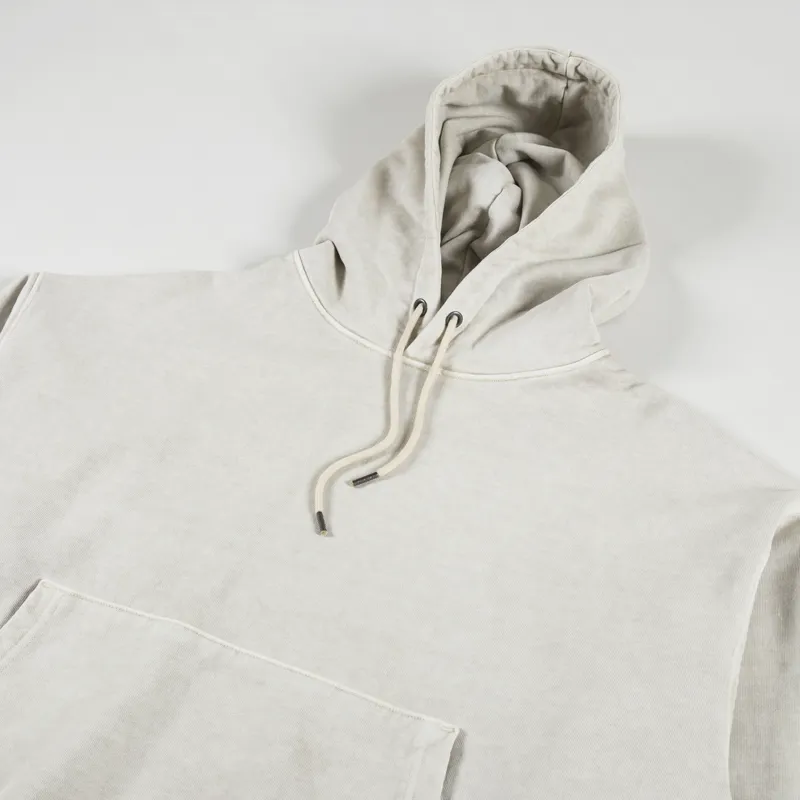 FrizmWORKS OG Pigment Dyeing Hoodie Beige-2