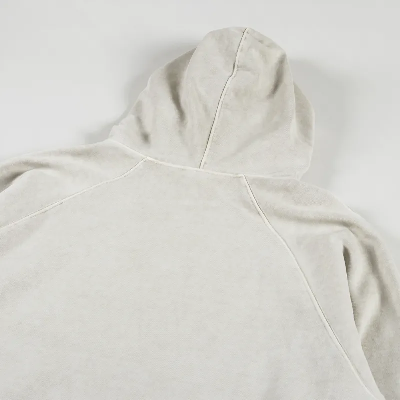 FrizmWORKS OG Pigment Dyeing Hoodie Beige-3