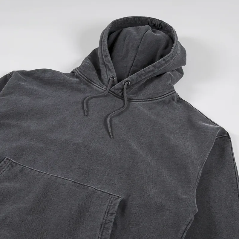 【KIXI】★(UNISEX) Smoking pigment overfit hoodie Runtz Smoking Skulls Pull-Over Heather Grey Men's Hoodie