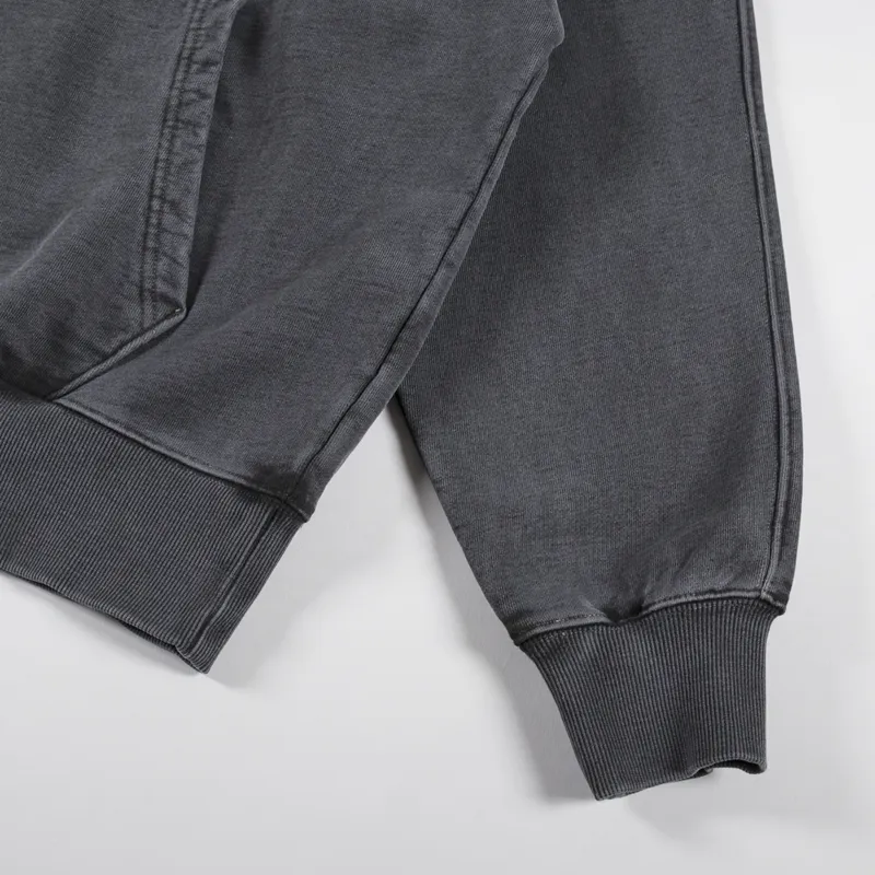 FrizmWORKS OG Pigment Dyeing Hoodie Charcoal-4