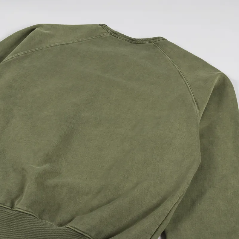 FrizmWORKS OG Pigment Dyeing Sweatshirt Green-3