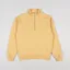 Colorful Standard Organic Quarter Zip Sweat Sandstone Orange