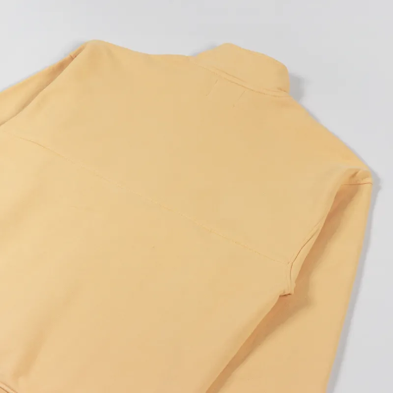 Colorful Standard Organic Quarter Zip Sweat Sandstone Orange-3