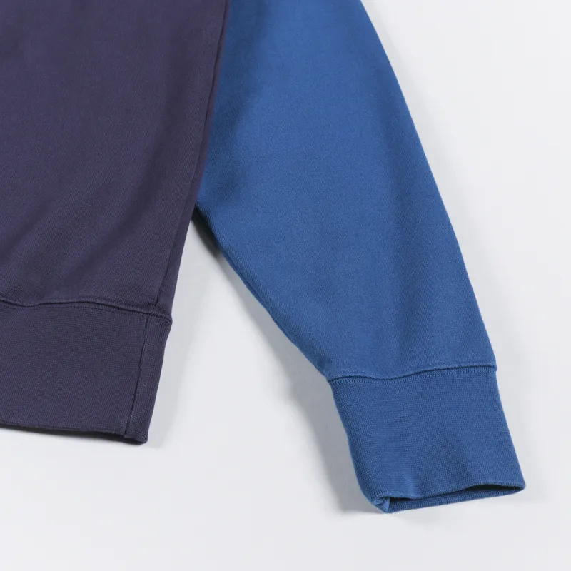 Country Of Origin Organic Baseball Raglan Sweat Navy-4