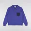 Country Of Origin Organic Quarter Zip Sweat Blue Navy