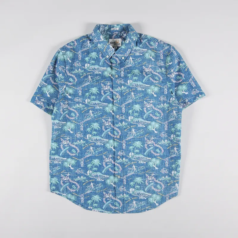Reyn Spooner One Fine Day Shirt Vallarta Blue